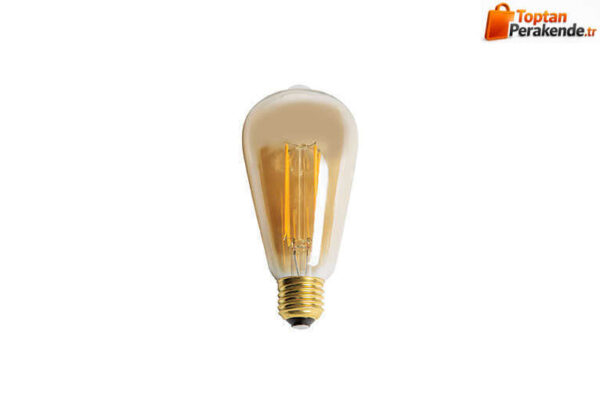 Cata CT-4350 4w Rustik Led Ampul E-27 Duy Amber Işık Rengi